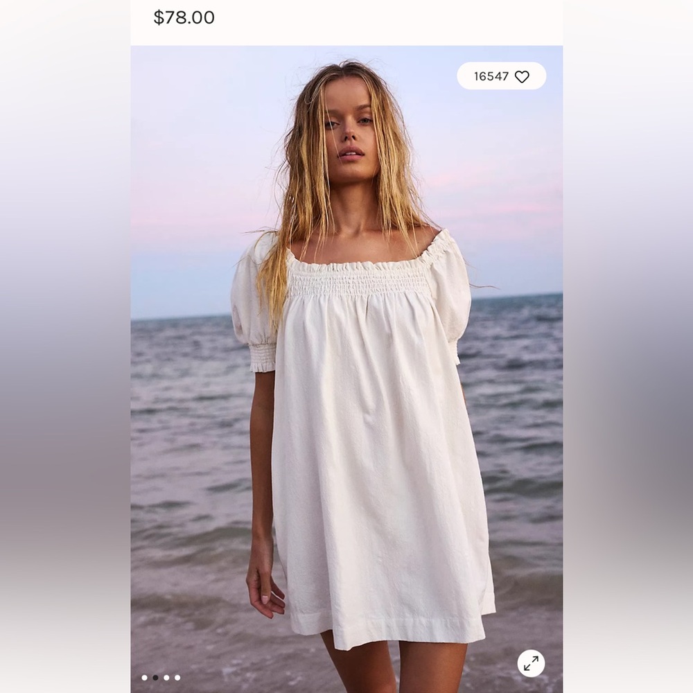 Free People Mila Puff Sleeve Dress